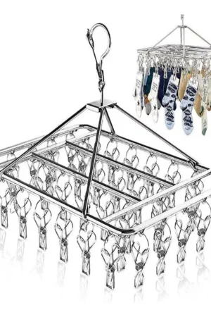Varal Suspenso Para Roupas Íntimas em Aço Inox